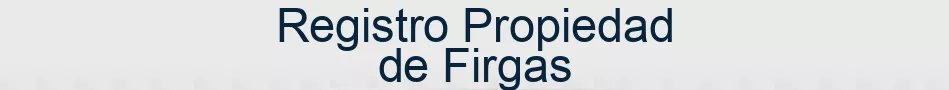 Registro Propiedad de Firgas