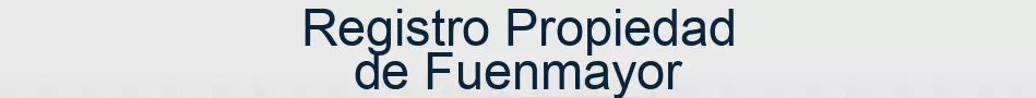 Registro Propiedad de Fuenmayor