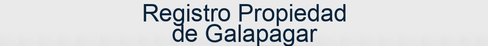 Registro Propiedad de Galapagar