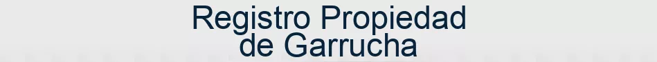 Registro Propiedad de Garrucha