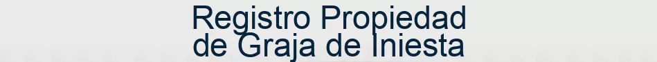 Registro Propiedad de Graja de Iniesta