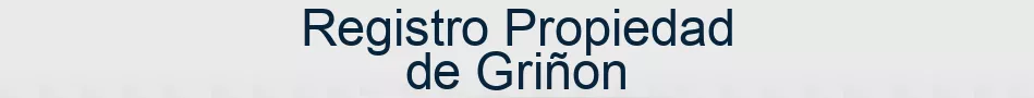 Registro Propiedad de Griñon
