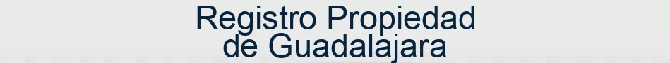 Registro Propiedad de Guadalajara
