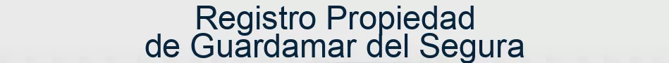Registro Propiedad de Guardamar del Segura