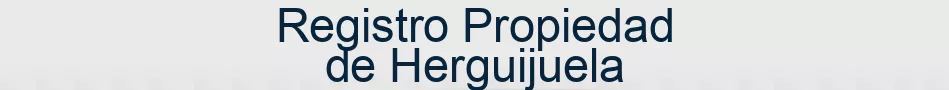 Registro Propiedad de Herguijuela
