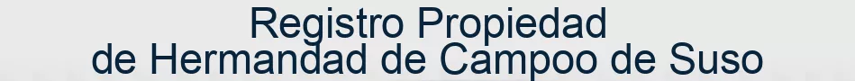 Registro Propiedad de Hermandad de Campoo de Suso