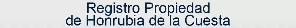 Registro Propiedad de Honrubia de la Cuesta