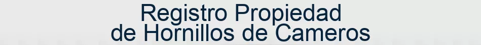 Registro Propiedad de Hornillos de Cameros