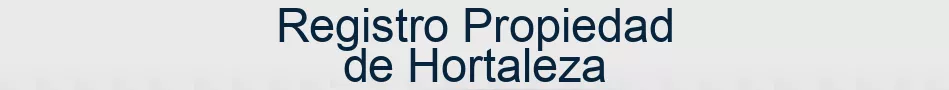 Registro Propiedad de Hortaleza