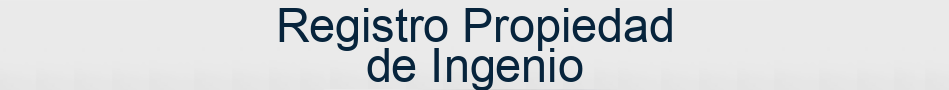 Registro Propiedad de Ingenio