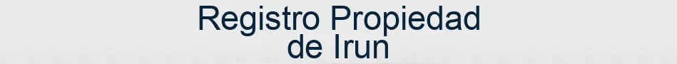 Registro Propiedad de Irun