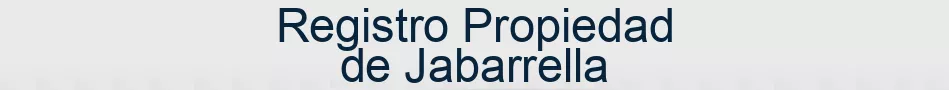 Registro Propiedad de Jabarrella