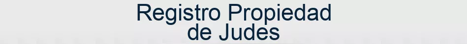 Registro Propiedad de Judes