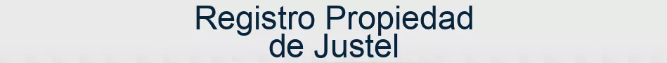 Registro Propiedad de Justel