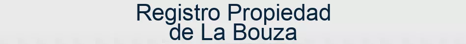 Registro Propiedad de La Bouza