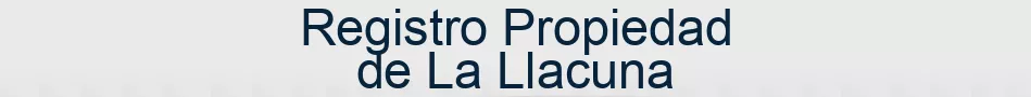 Registro Propiedad de La Llacuna