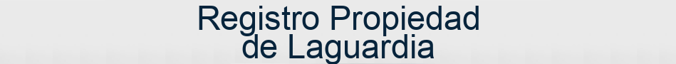 Registro Propiedad de Laguardia