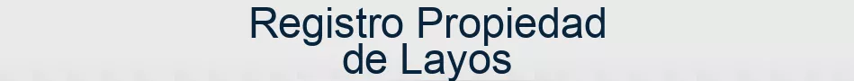 Registro Propiedad de Layos