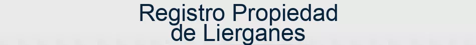 Registro Propiedad de Lierganes
