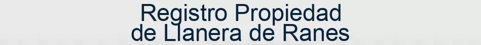 Registro Propiedad de Llanera de Ranes