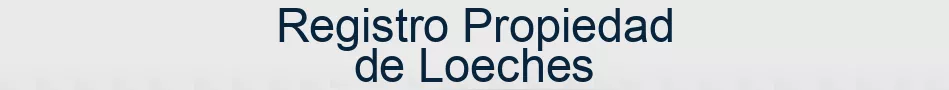 Registro Propiedad de Loeches