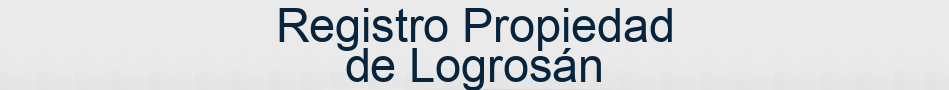 Registro Propiedad de Logrosán