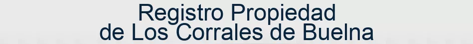 Registro Propiedad de Los Corrales de Buelna