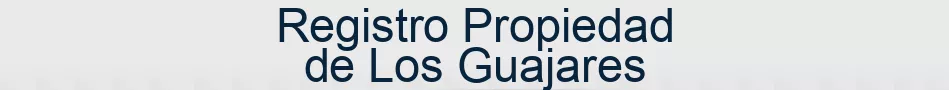 Registro Propiedad de Los Guajares