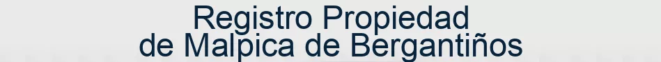 Registro Propiedad de Malpica de Bergantiños