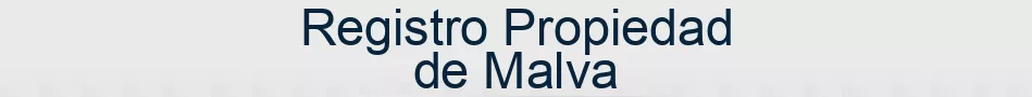 Registro Propiedad de Malva