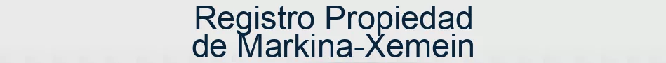Registro Propiedad de Markina-Xemein