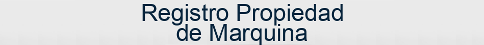 Registro Propiedad de Marquina