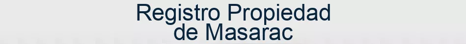 Registro Propiedad de Masarac