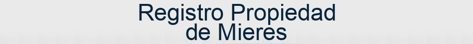 Registro Propiedad de Mieres