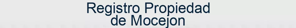 Registro Propiedad de Mocejon