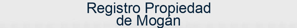 Registro Propiedad de Mogán