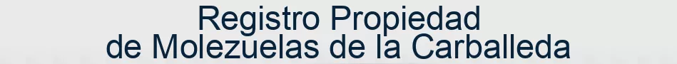 Registro Propiedad de Molezuelas de la Carballeda