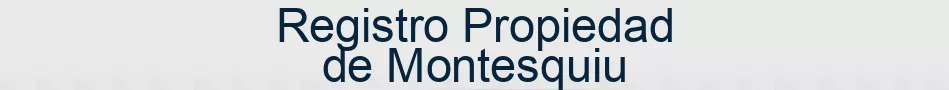 Registro Propiedad de Montesquiu