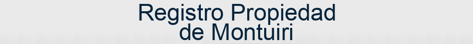 Registro Propiedad de Montuiri