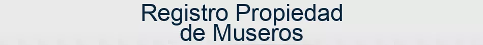 Registro Propiedad de Museros