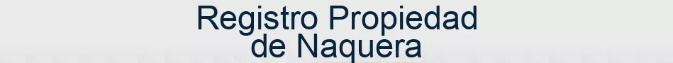 Registro Propiedad de Naquera