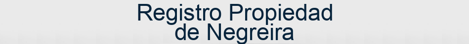 Registro Propiedad de Negreira
