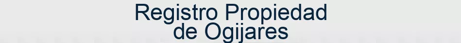 Registro Propiedad de Ogijares