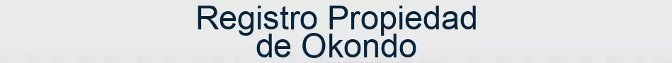 Registro Propiedad de Okondo