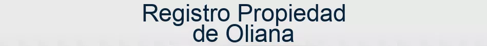 Registro Propiedad de Oliana