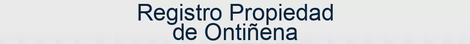 Registro Propiedad de Ontiñena