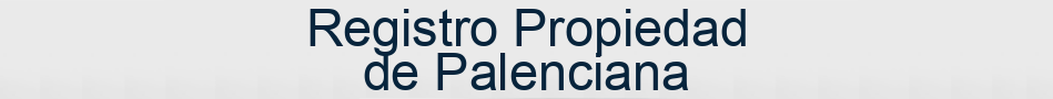 Registro Propiedad de Palenciana