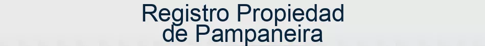 Registro Propiedad de Pampaneira
