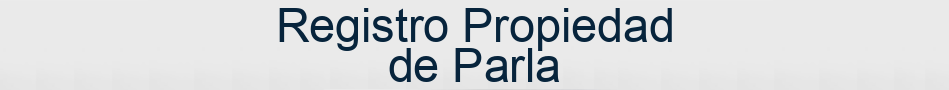 Registro Propiedad de Parla