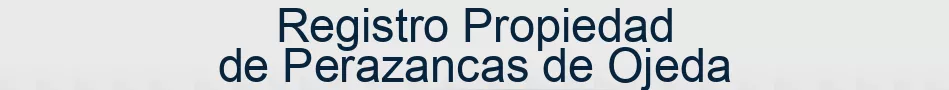 Registro Propiedad de Perazancas de Ojeda
